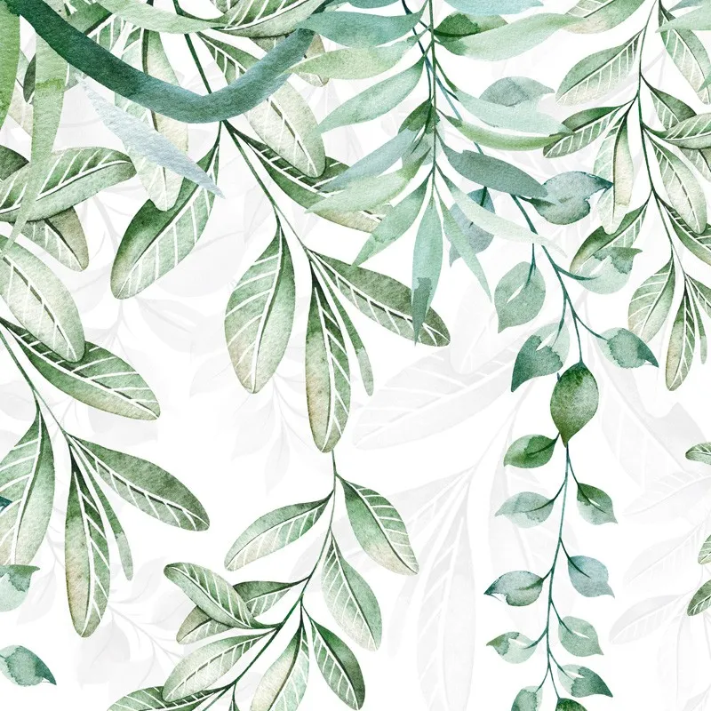 Leaves in rain